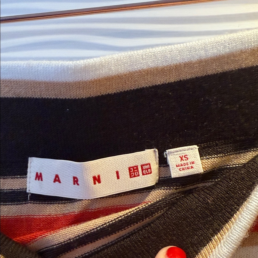 Marni x Uniqlo Multicolor Striped Pencil Skirt xs - Picture 3 of 10